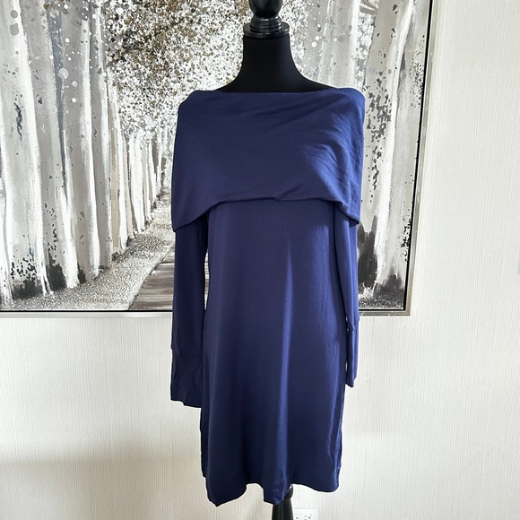Lilly Pulitzer Navy Blue Womens One Shoulder‎ Belinda Dress - Size Small - Picture 3 of 9